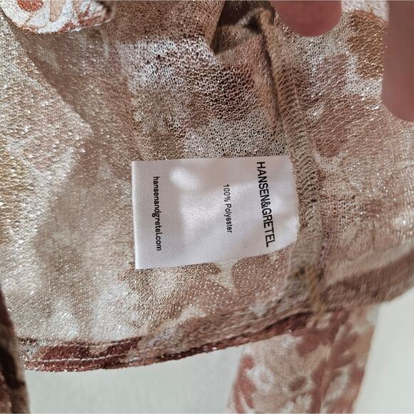 NWT Hansen & Gretel Vanessa Shirt in Hippie Shake - Picture 7 of 10